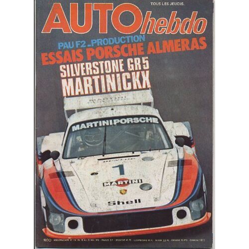 Auto-Hebdo N° 114 : Essais Porsche Almeras