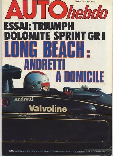 Auto-Hebdo N° 56 : Monza Gr2 :Bmw