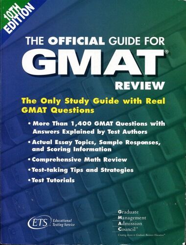 The Official Guide For Gmat Review - 10th Edition