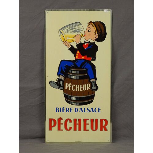 Affiche Bière D'alsace Pêcheur