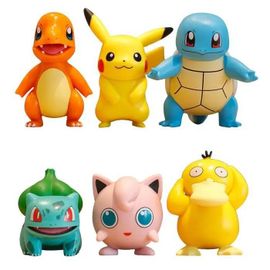 Pack 6 Figurines Pokémon Pikachu Collection en PVC | Cadeau Idéal Enfant & Fan de Pokémon