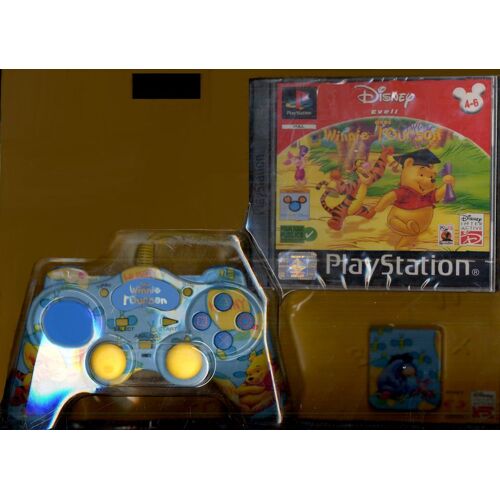 Pack Jeu Winnie L'ourson + Manette + Carte Mémoire Ps1