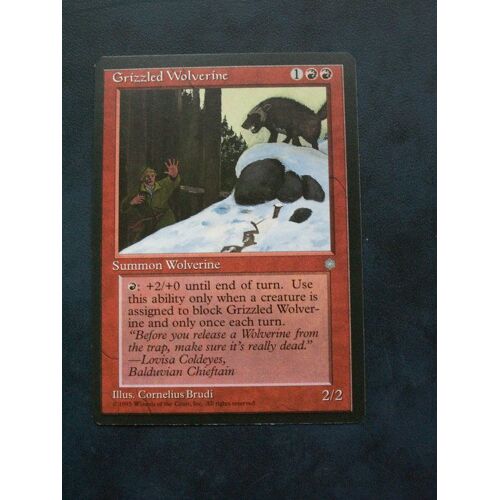 Grizzled Wolverine - Ice Age - Vo