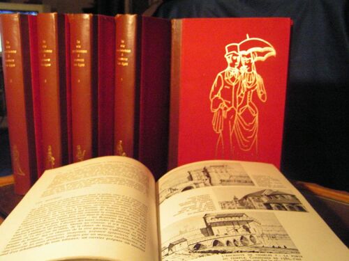 La Vie Parisienne A Travers Les Ages. En Six Volumes. Format. 23,5 X 17.