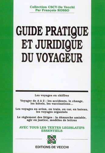 Gde Prat - Et Juridique Du Voyageur Cscv