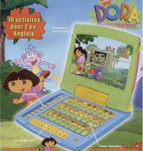 Oregon Scientific Dora Institutrice Elp H171 - Ordinateur Pour Enfant - A Partir De 3 Ans Et Plus - 10 Activités Dont 2 En Anglais - Animations Et Voix De Dora