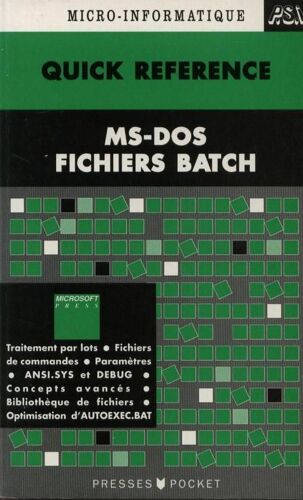 Ms-Dos, Fichiers Batch