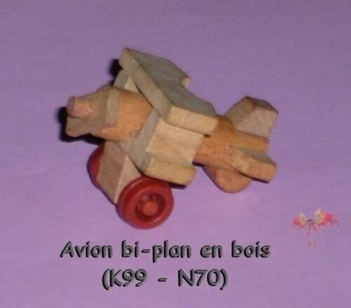 Kinder Jouet Bois - Avion K99 N°70
