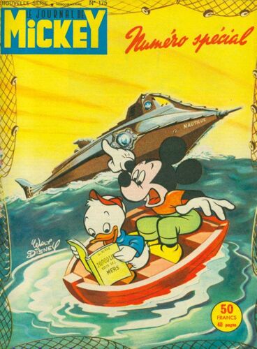 Le Journal De Mickey N° 175 : Spécial 20000 Lieues Sous Les Mers