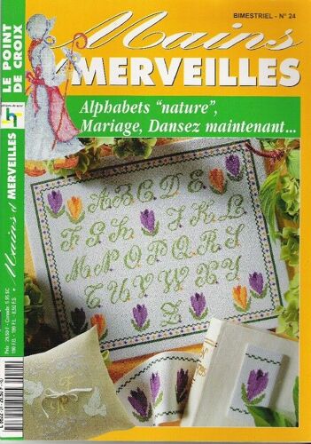 Mains Et Merveilles N° N° 24 : Alphabets "Nature", Mariage, Dansez Maintenant...