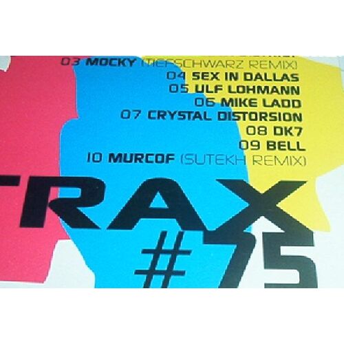 Trax # 75 - Compilations 2004.Promo.