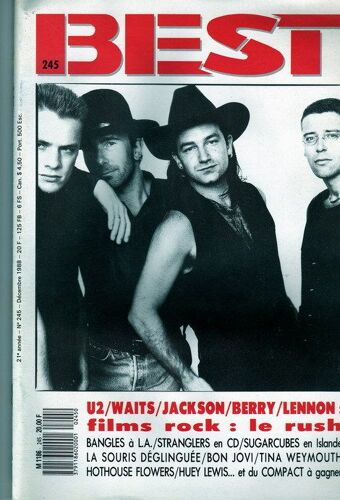 Best N° 245 : Spécial U2/Waits/Jackson/Berry/Lennon