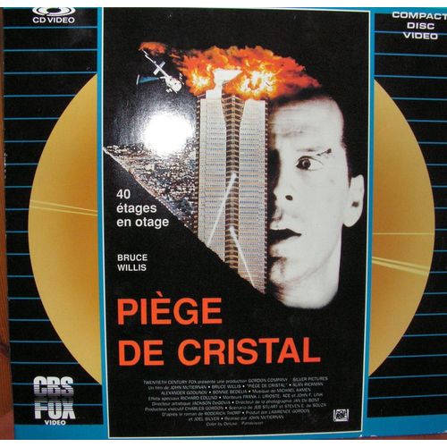 Piège De Cristal (Die Hard) -  Vidéo Laserdisc - 2 Disques