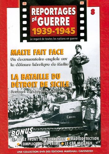 Reportages De Guerre 1939-1945 N 8 Malte Fait Face/La Bataille Du Détroit De Sicile