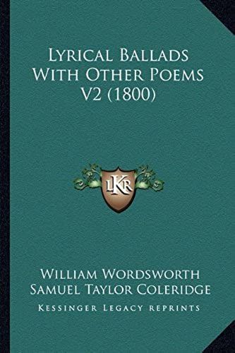Lyrical Ballads With Other Poems V2 (1800)