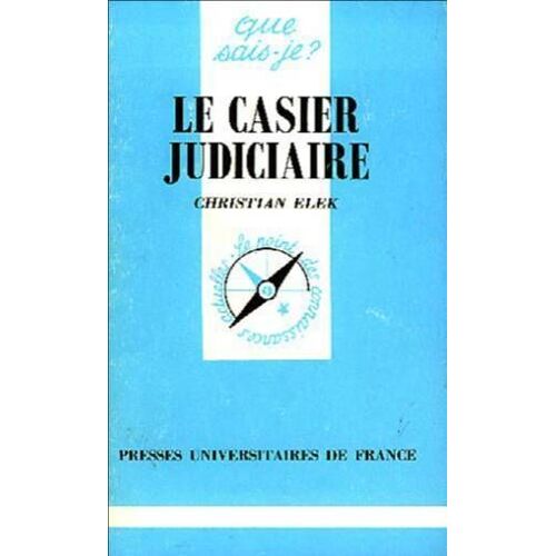 Le Casier Judiciaire