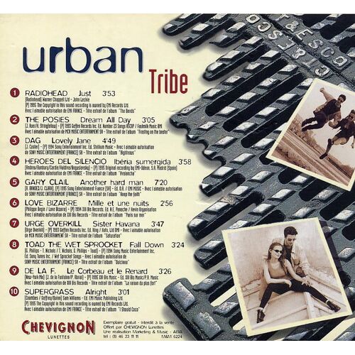 Urban Tribe / Chevignon Collector / Digipack 10 Titres / Radiohead.Supergrass Etc