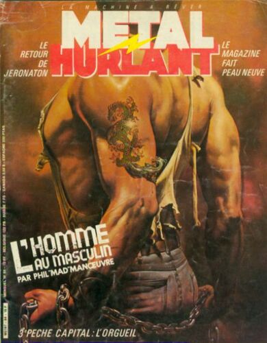 Métal Hurlant N° 84, Mensuel De Bandes Dessinées