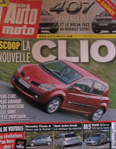 Action Auto Moto N° 117 : Scoop La Nouvelle Clio Plus Chic Plus Grande Plus Routiere Elle Sort L'ete Prochain...