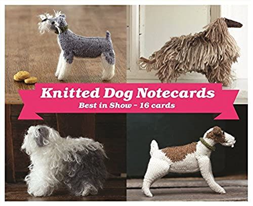 Best In Show Knitted Dog Boxed Notecards