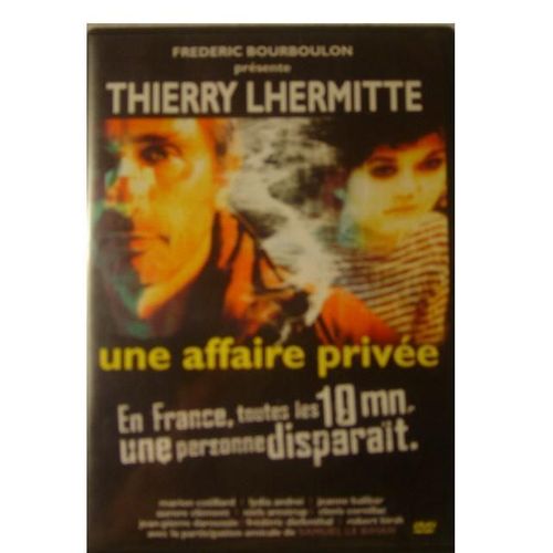 Une Affaire Privée - Edition Belge