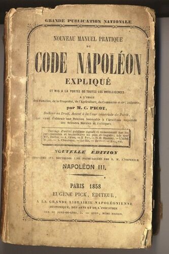 Nouveau Manuel Pratique Du Code Napoléon