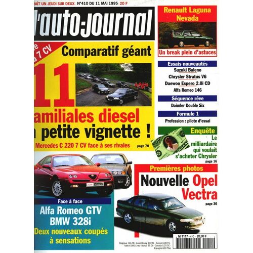 L'auto-Journal N° 410 : 11 Familiales Diesel À Petite Vignette