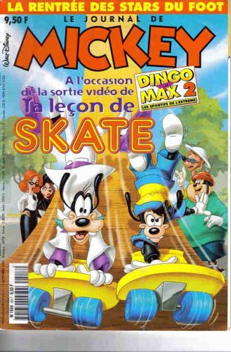 Le Journal De Mickey N° 2517 : La Leçon De Skate