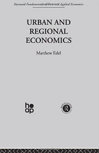 Urban And Regional Economics: Marxist Perspectives