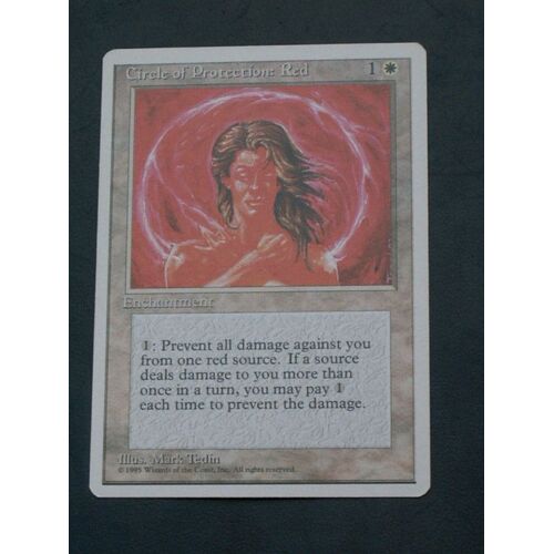 Circle Of Protection : Red - 4ème Édition (1995) - Vo