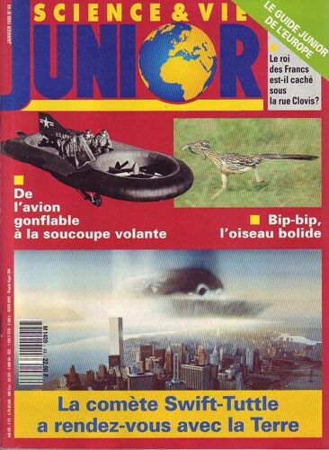 Science Et Vie Junior N° 44 : La Comète Swift-Tuttle A Rendez-Vous Avec La Terre