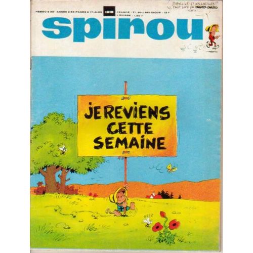 Spirou Magazine N° 1618