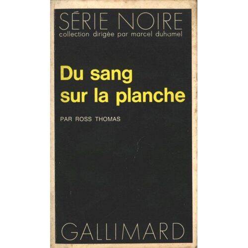 Du Sang Sur La Planche, 1972, 187 P