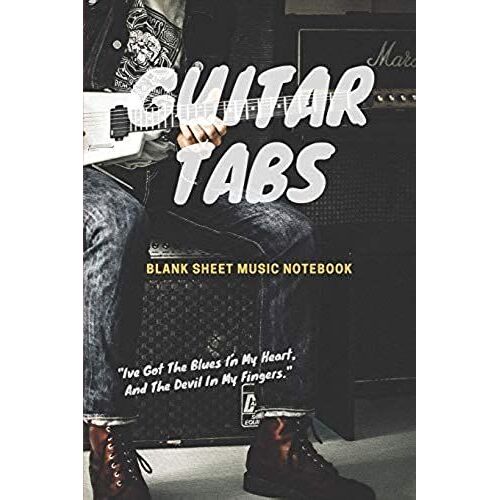 Guitar Tabs | Blank Sheet Music Notebook