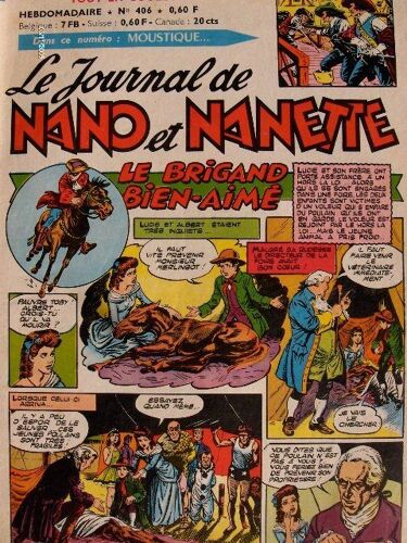 Le Journal De Nano Et Nanette N° 406 : Le Brigand Bien-Aimé