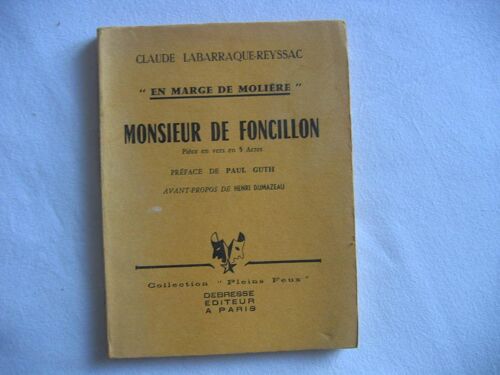 Monsieur De Foncillon