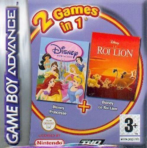 Disney Princesse Et Disney Le Roi Lion Game Boy Advance
