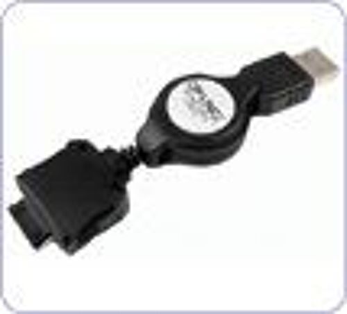 Ziplinq P17 - Chargeur Usb + Synchro Pour Toshiba E310, E330, E335, E350, E355, E740, E750 & E755 - 100 % Retractable Ziplinq
