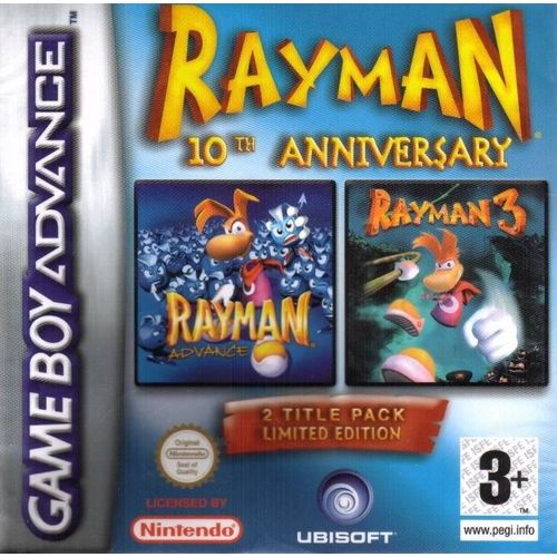 Rayman 10th Anniversary - Rayman Advance + Rayman 3 Game Boy Advance