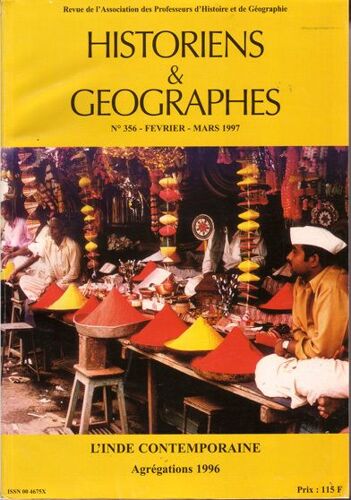 Revue De L'association Des Professeurs D'histoire Et De Geographie - N°356- Fevrier-Mars 1997