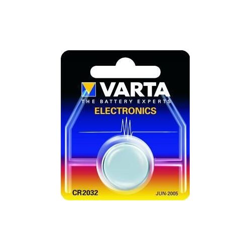 Pile bouton Lithium type CR 2032 VARTA, tension : 3 Volts.