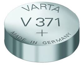 Pile bouton à l'oxyde d'argent type SR 69 réf. : V371 VARTA, tension : 1,55 Volt