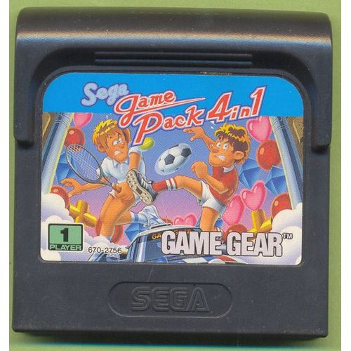 Game Pack 4 In 1 (Version Euro) Sega Game Gear