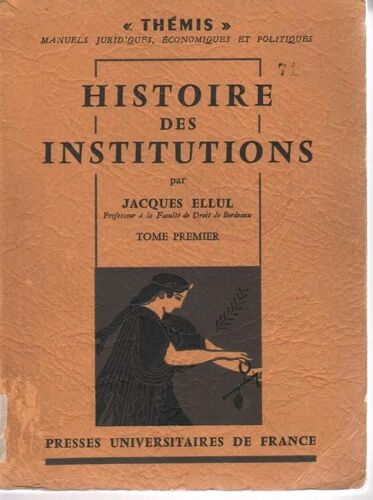 Histoire Des Institutions