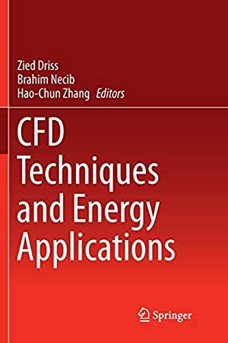Cfd Techniques And Energy Applications