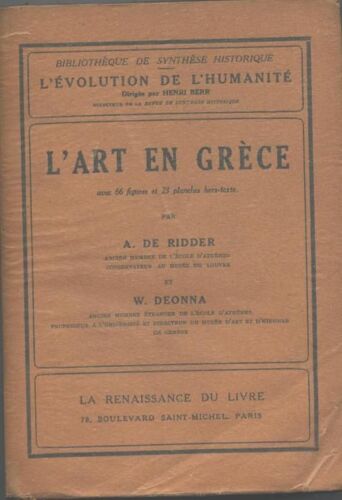 L' Art En Grece - Evolution De L' Humanite