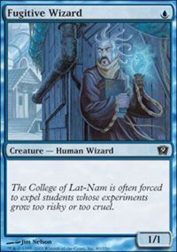 Sorcier Fugitif - Premium Foil - 9 Ème Édition - Mtg