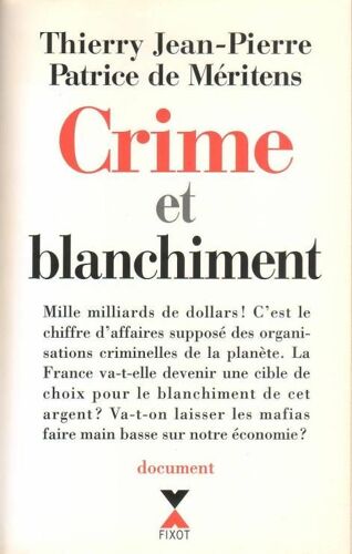 Crime Et Blanchiment
