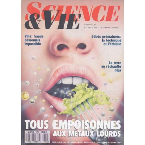 Science & Vie N° 852, Tous Empoisonnés Aux Métaux Lourds