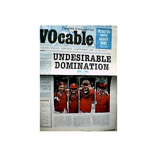 Vocable En Anglais N° 24 : Undesirable Domination (In Education)